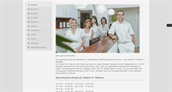 Desktop Screenshot of praxis-melcher.de