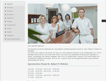 Tablet Screenshot of praxis-melcher.de